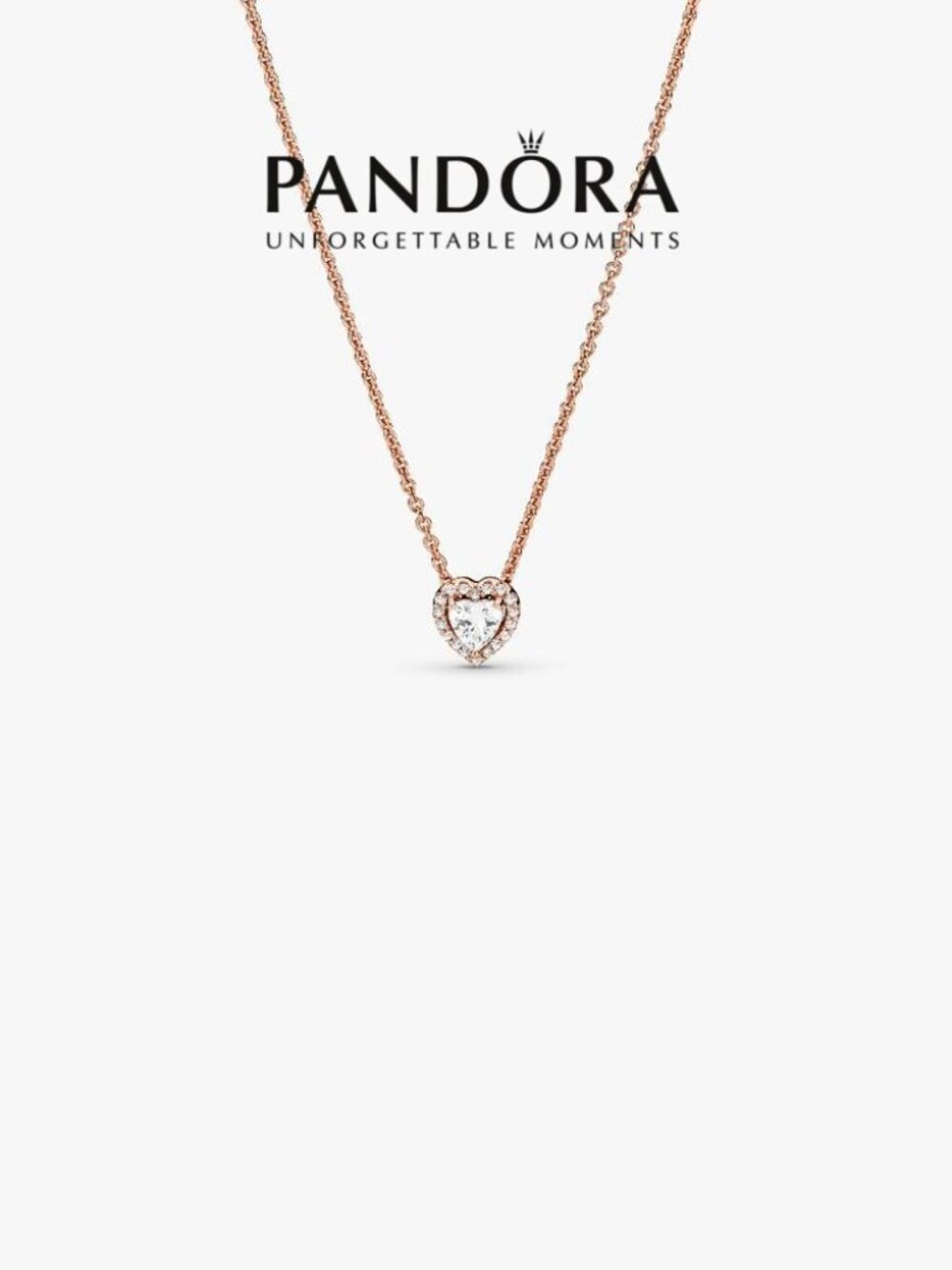 Pandora Sparkling Heart Collier Necklace